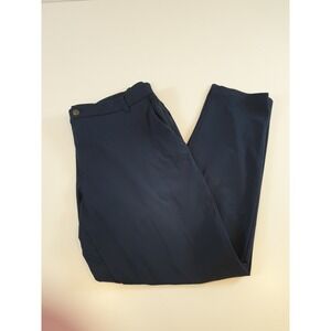 Lululemon Commission Pants Mens 38x33 Classic Warpstreme Navy Blue LM5711S